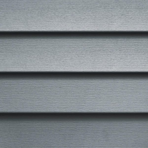 "Dimensions Double 4"" Traditional Lap 0.044"" Vinyl Siding 12'6""-Woodgrain Wedgewood DI40 390"