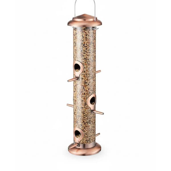 Metal Hanging Bird Seed Feeder for Wild Birds 2 lbs