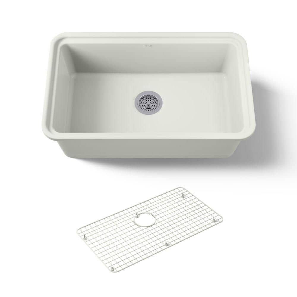 Audrine 30 In. Undermount Single Bowl Fireclay Kitchen Sink In Dune price history on PriceWatchPro