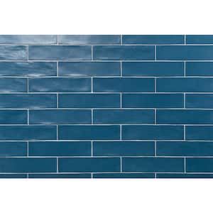 Strait Marina 3 in. x 12 in. 8 mm Matte Ceramic Subway Wall Tile (22-piece 5.38 sq. ft. / Box)
