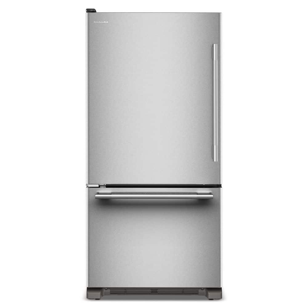 りきや KitchenAid 33 in. 22 cu. ft. Standard-Depth Bottom Freezer