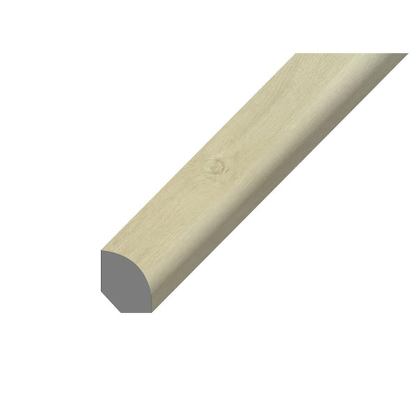Hydralock Long Trail .75 in. Thick x .63 in. Wide x 94 in. Length Vinyl Quarter Round Molding