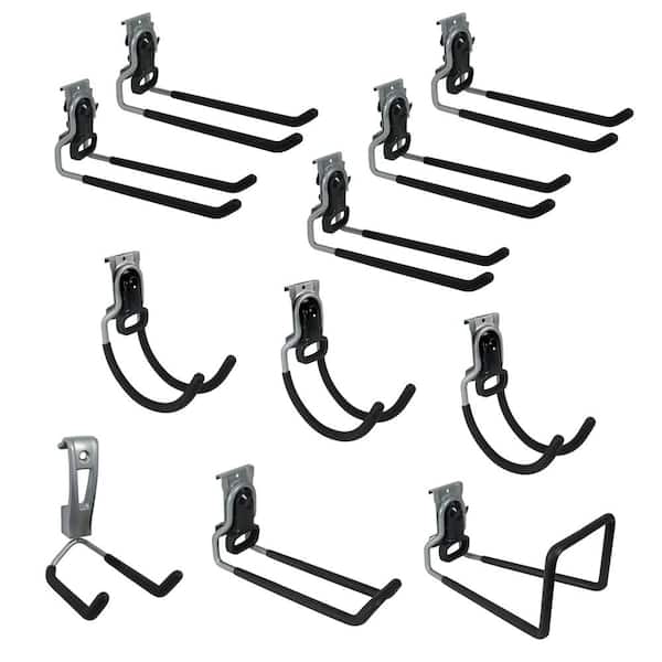 Rubbermaid Fast Track Garage Rail Accessory Bundle (11-Piece)