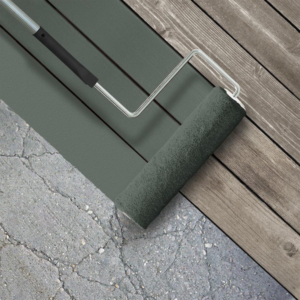 5 gal. #700F-6 Dense Shrub Low-Lustre Enamel Interior/Exterior Porch and Patio Floor Paint