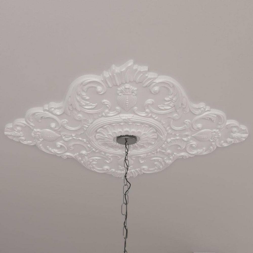 Ashford Primed Ornate Urethane Ceiling Medallion