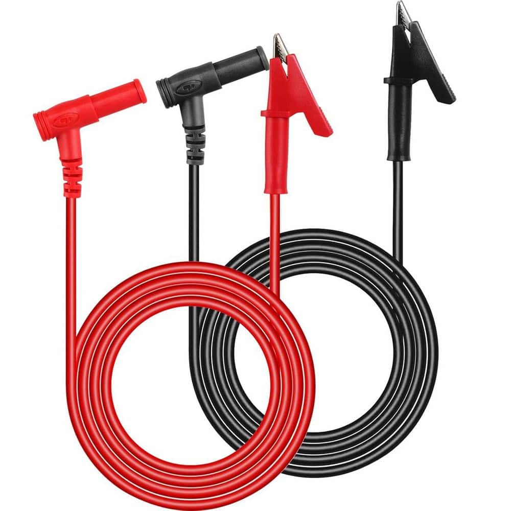 2-Piece 14 AWG 3Ft Heavy Duty Banana Plug to Alligator Clips Multimeter Test Leads 600V 1000V Electrical price history on PriceWatchPro
