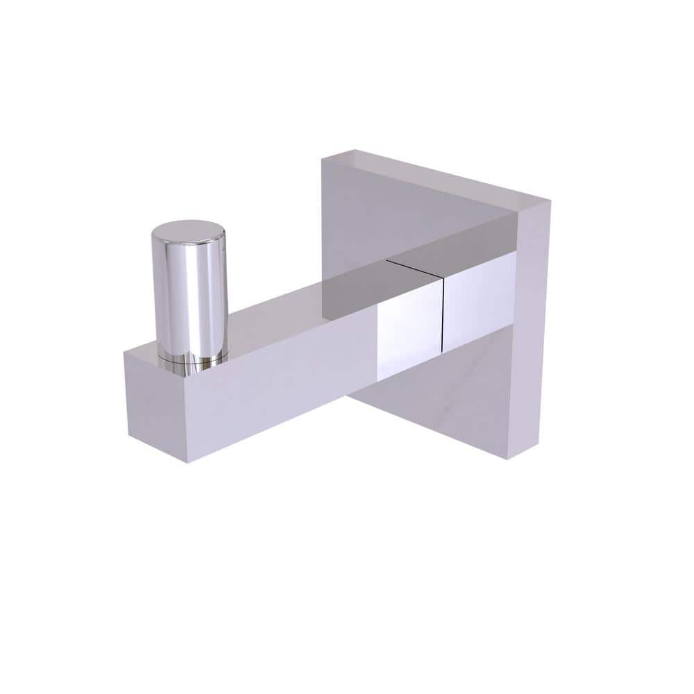 Polished Chrome Brass Contemporary Robe Hook