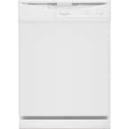 24 in. White Front Control Smart Built-In Tall Tub Dishwasher