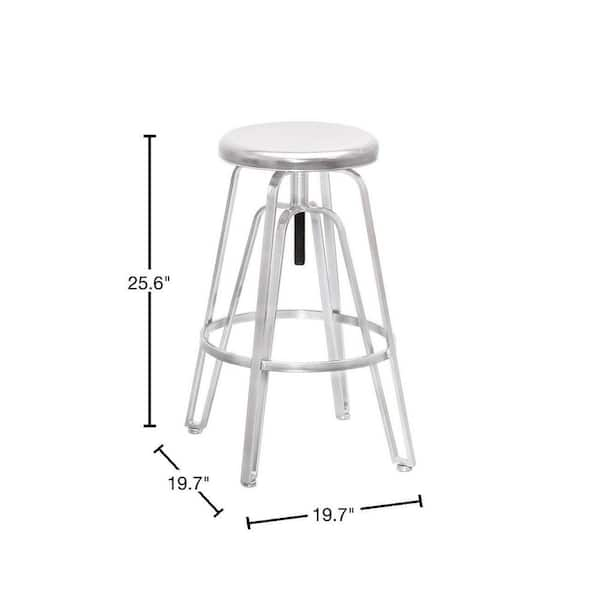 single metal stool