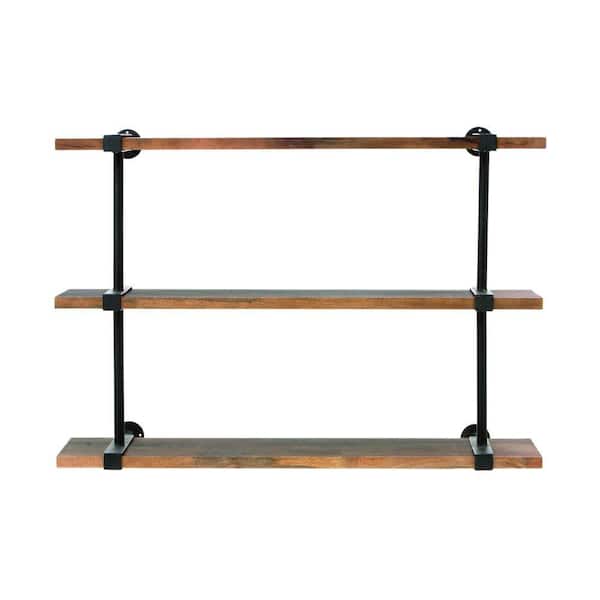 Home Decorators Collection Studio 40 in. W Wood Craft Wall Shelf