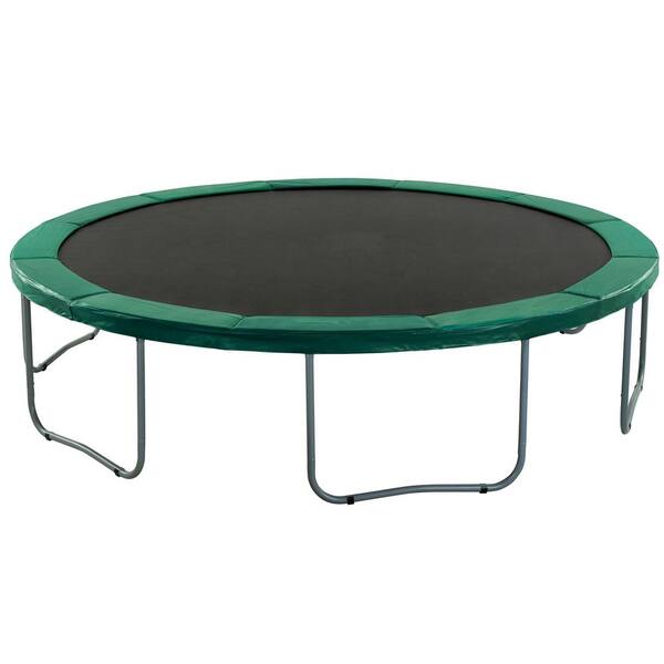 15 Round Trampoline USA Trampolines USA Deluxe Frame Pad Hunter Green 