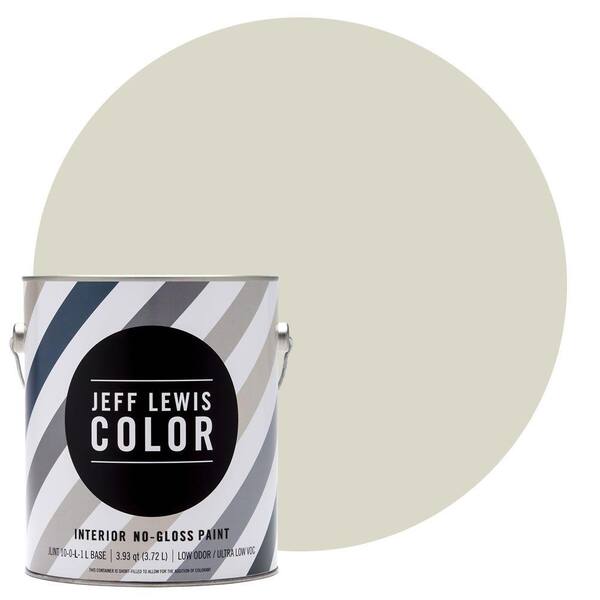 Jeff Lewis Color 1-gal. #JLC210 Bone No-Gloss Ultra-Low VOC Interior Paint