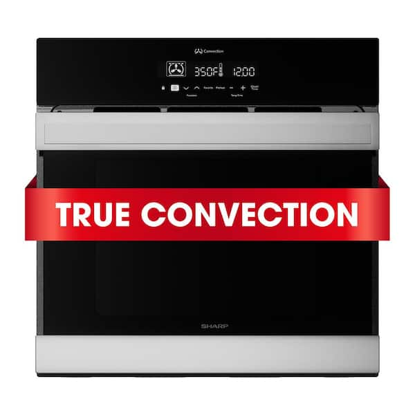 24 in. Single Electric Wall Oven with Convection in Stainless Steel