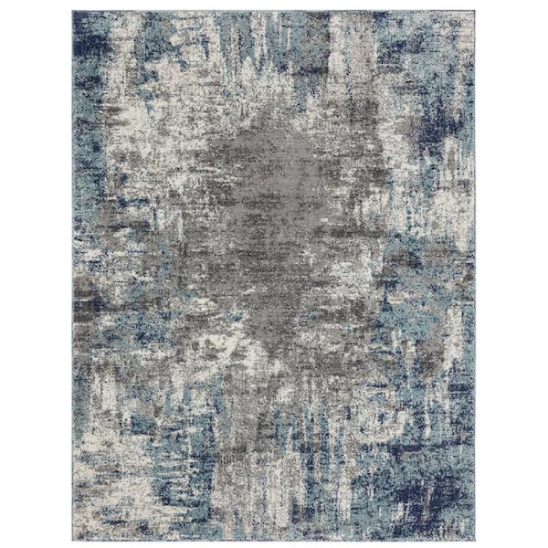 Luxe Weavers Euston Collection Gray-gray 4x5 Modern Abstract Area