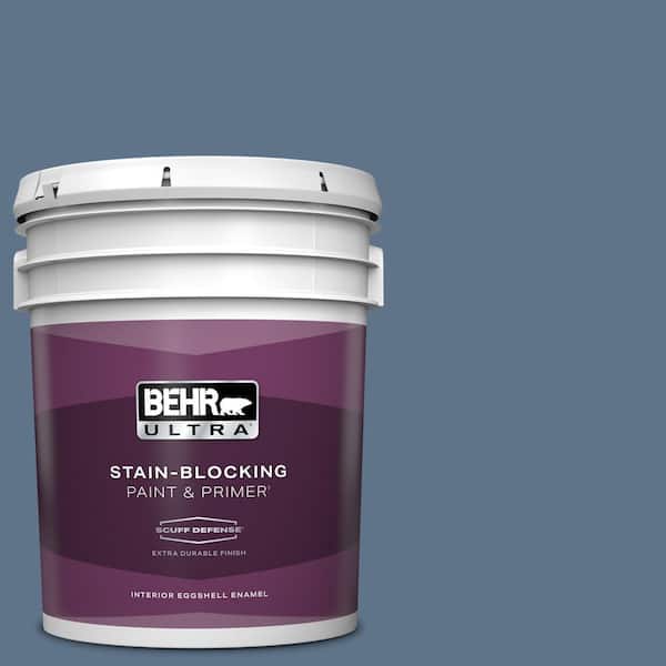 BEHR ULTRA 5 gal. #580F-6 Lost Atlantis Extra Durable Eggshell Enamel Interior Paint & Primer