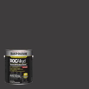 1 Gal. ROC Alkyd V7400 Direct-to-Metal High-Gloss Machine Tool Gray Interior/Exterior Enamel Paint (Case of 2)