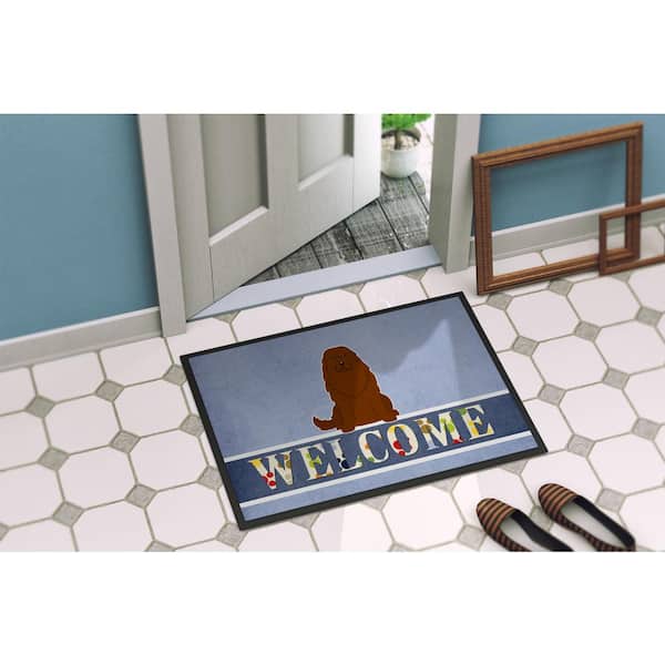 18H X 27W Caroline's Treasures BB1493MAT Doberman Spoiled Dog Lives Here Indoor or Outdoor Mat 18x27 Multicolor 18H X 27W Caroline's Treasures BB1493MAT Doberman Spoiled Dog Lives Here Indoor or Outdoor Mat 18x27 Multicolor