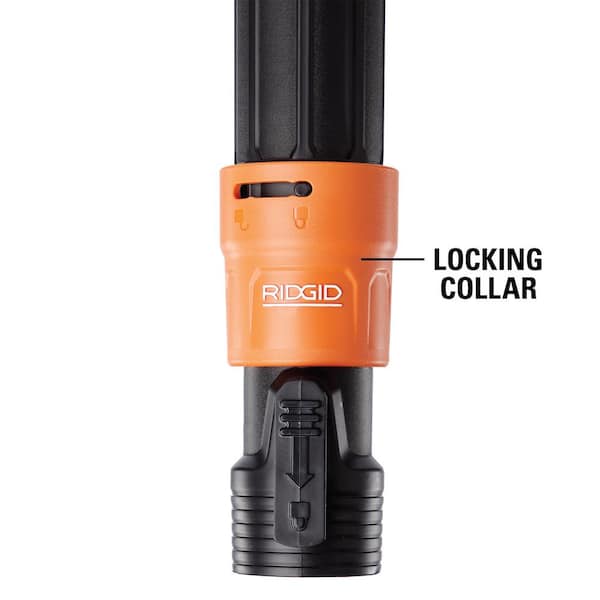 RIDGID 2-1/2 in. Locking Telescoping Extension Wand Accessory for