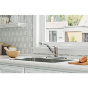 Series Single-Handle Standard Kitchen Faucet  Polished Chrome