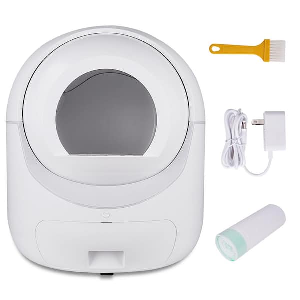 Automatic Self-Cleaning Litter Box Automatic Scooping and Odor Removal, App Control, Support 5G&2. 4G WiFi