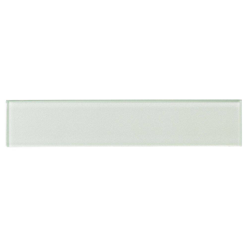 Wisper White Glossy 3x13 Polished Glass Subway Tile