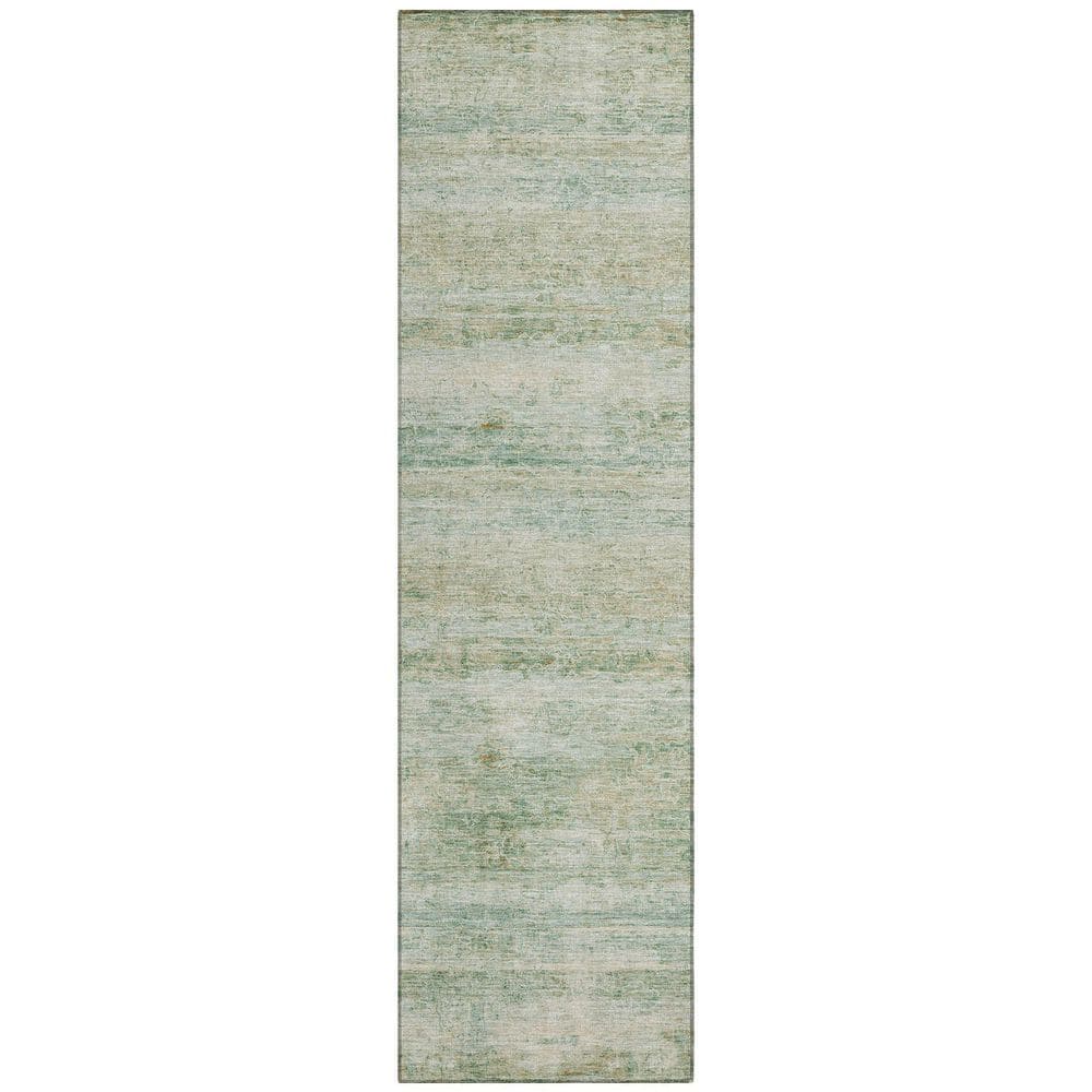 Chantille Machine Washable Indoor/Outdoor Abstract ACN2154 Green 2 ft. 3 in. x 7 ft. 6 in. Runner Rug price history on PriceWatchPro