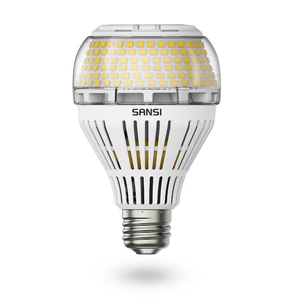 SANSI 500-Watt Equivalent A21 Non-Dimmable, 5000 Lumens, 240° LED Light Bulb in 5000K Daylight White (1-Bulb)