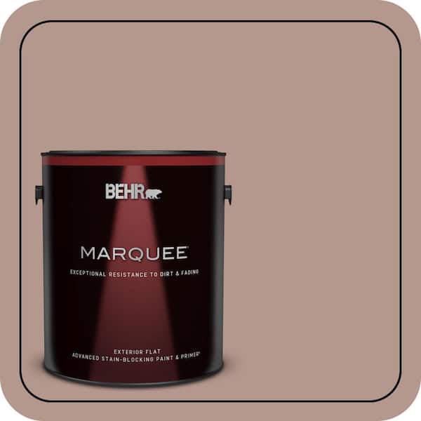 BEHR MARQUEE 1 gal. #N160-4 Sonora Rose Flat Exterior Paint & Primer