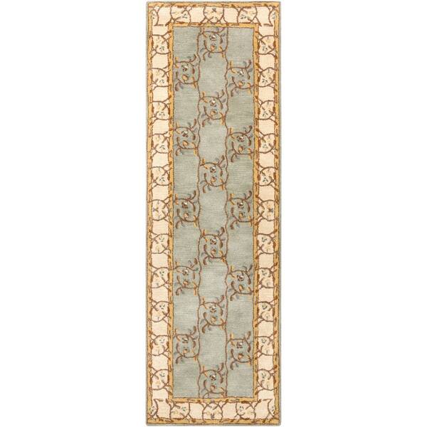 Caesar CAE-1100 2 ft. x 8 ft. Multi-Colored Handmade, Area Rug