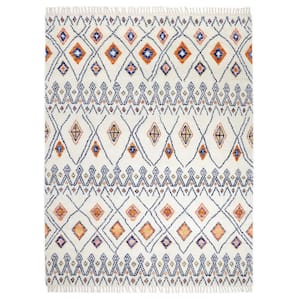 Mila Bohemian Ivory 10 ft. x 14 ft. Area Rug