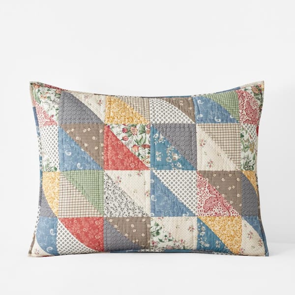 The Company Store Sophie Quilted Multi Cotton King Sham