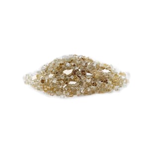 1/4 in. Gold Tempered Reflective Fire Glass (25 lbs. Bag)