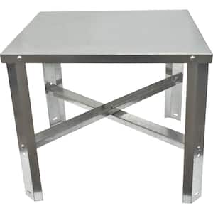 21 in. x 21 in. x 18 in. Galvanized Steel Water Heater Stand