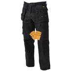 ProTradesman Combo Men's 32 in. W x 31 in. L Black Polyester/Cotton/Elastane Stretch Work Pant with Knee Pad