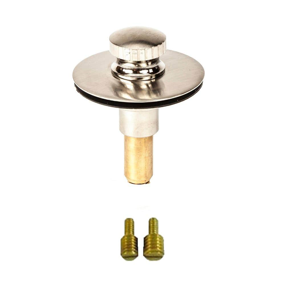 Small Non-Threaded Bathtub Lift & Turn Drain Stopper with Snap-In Flan –  BlueVue