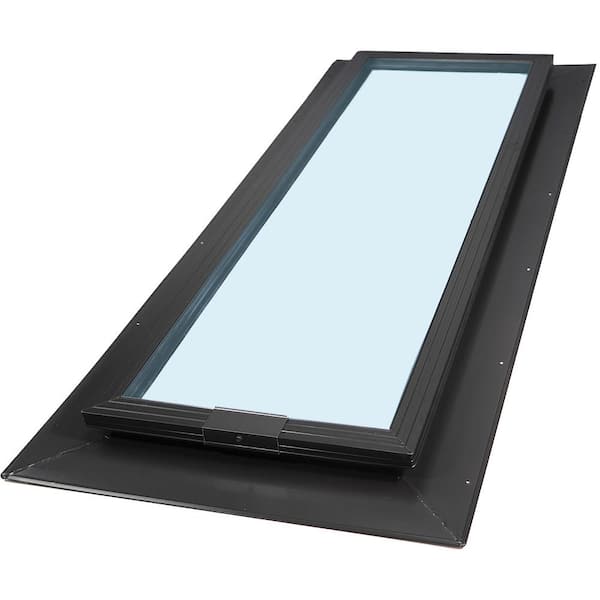 SUN-TEK 14-1/2 in. x 46-1/2 in. Fixed Self-Flashing Skylight with Tempered Low-E3 Glass
