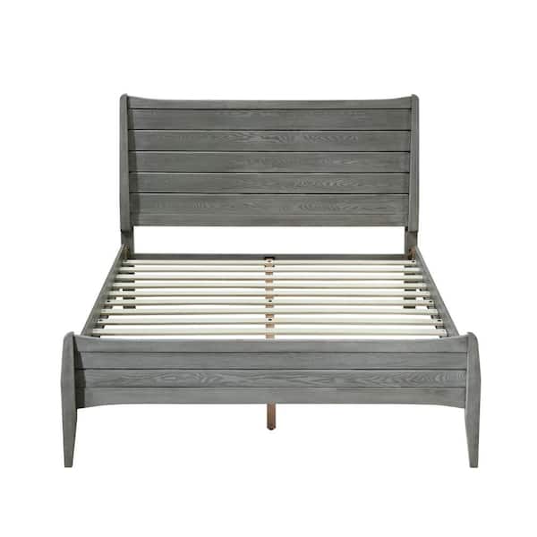 Noble House Devonshire Rustic Grey Queen Bed Frame