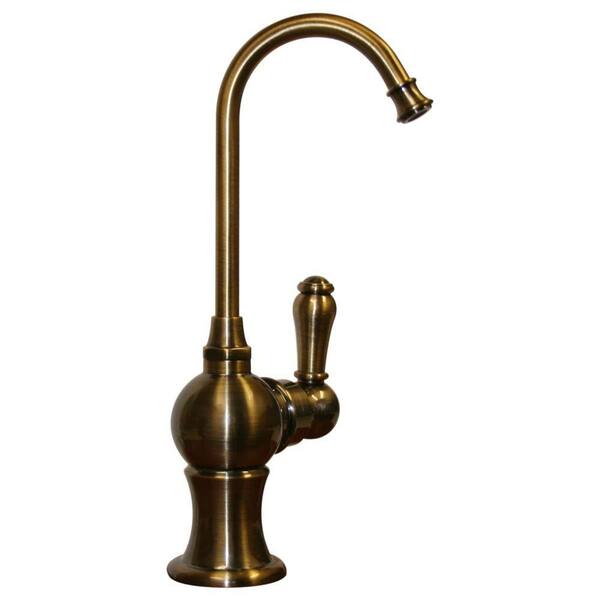 Whitehaus Collection Single-Handle Water Dispenser Faucet in Antique Brass