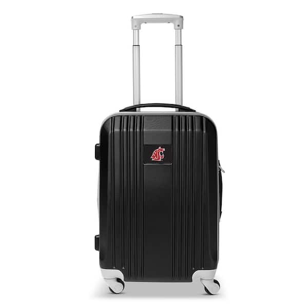 Denco NCAA Washington State 21 in. Gray Hardcase 2-Tone Luggage Carry-On Spinner Suitcase