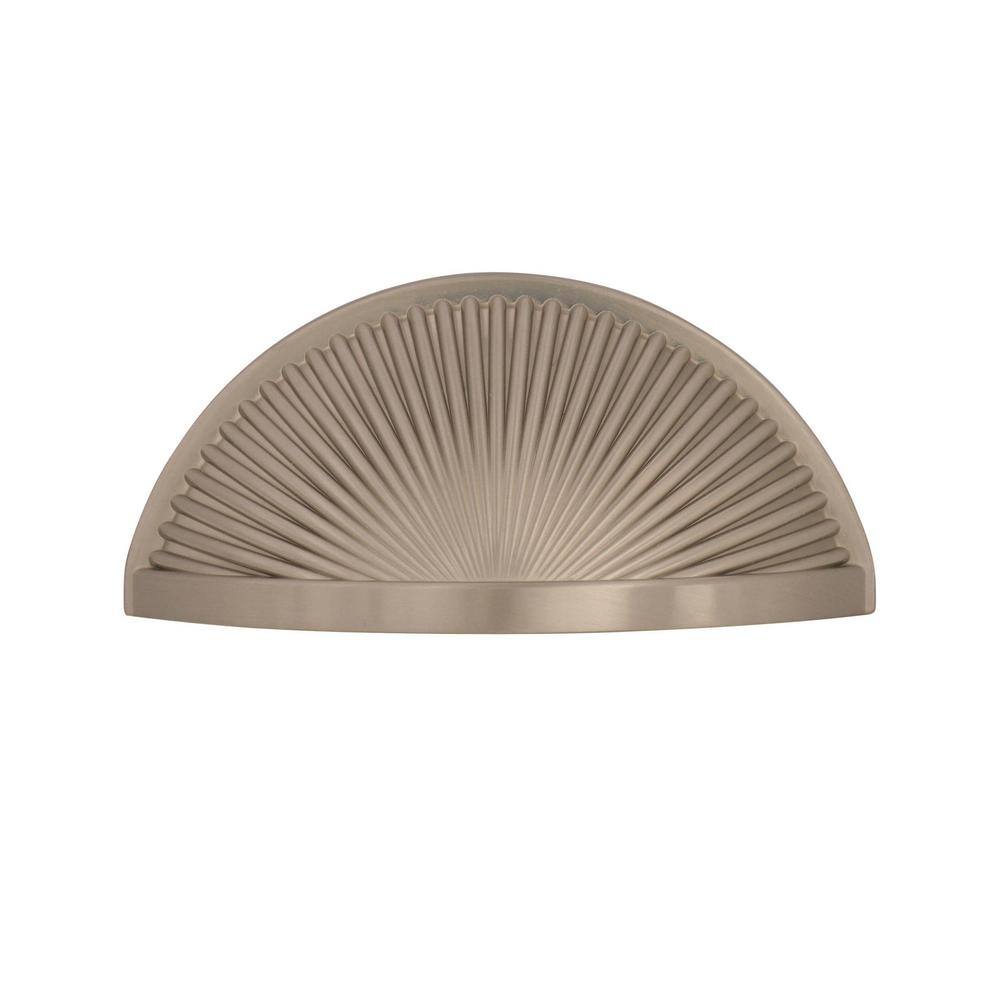 Satin Nickel 3-Inch Center to Center Cup Pull