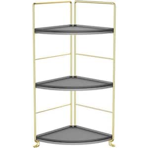 3-Tier Bathroom Countertop Organizer, Vanity Tray Cosmetic and Makeup Storage, Kitchen Spice Rack Standing Shelf