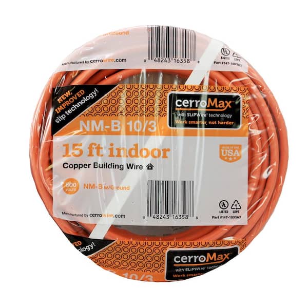 Cerrowire 15 ft. 4-Gauge Solid SD Bare Copper Grounding Wire 050-2400A3 -  The Home Depot