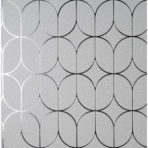 Raye Silver Rosco Trellis Paper Non-Pasted Matte Wallpaper