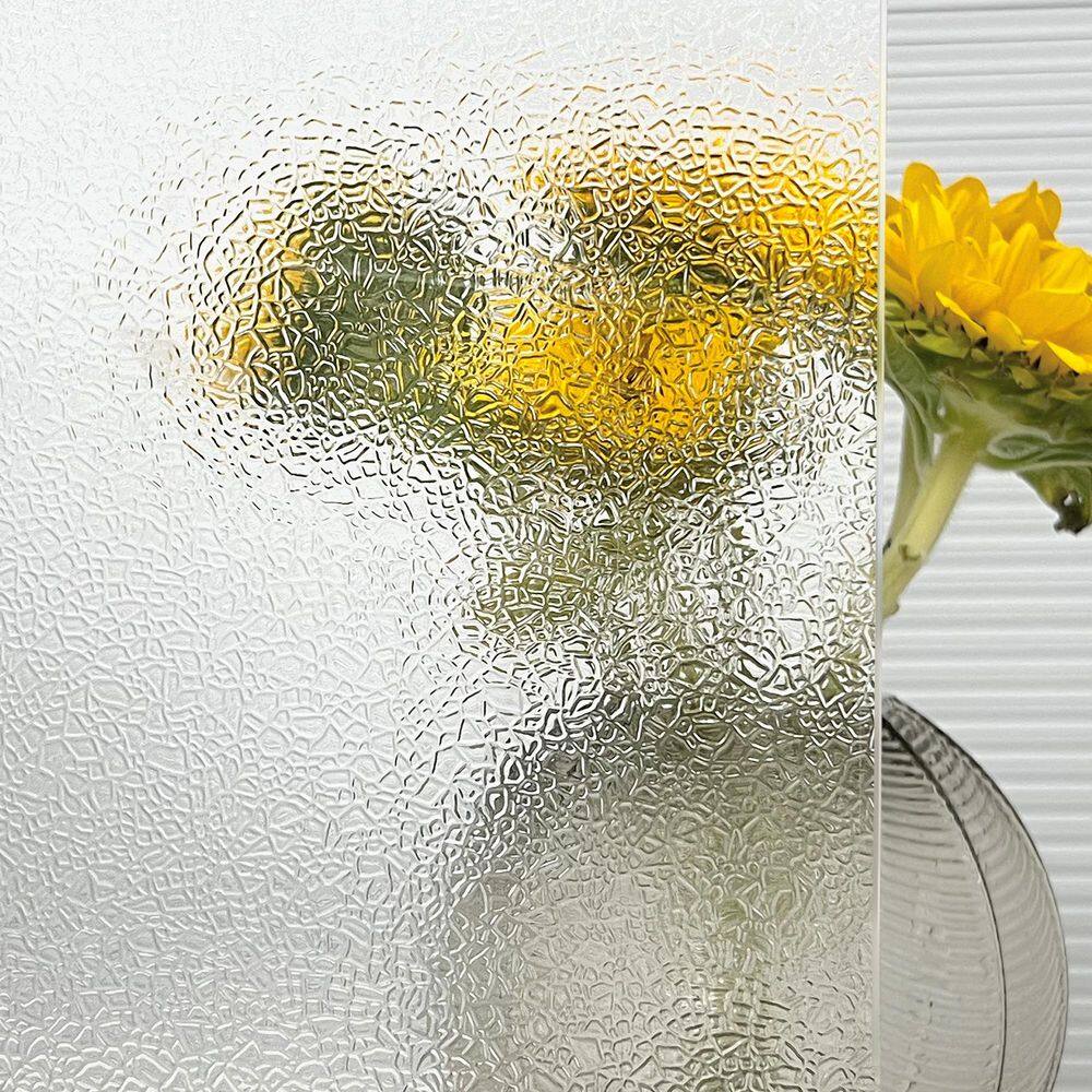 23.6 in. W x 78 in. L Cracked-Ice Pattern Static Cling Decorative Window Film price history on PriceWatchPro