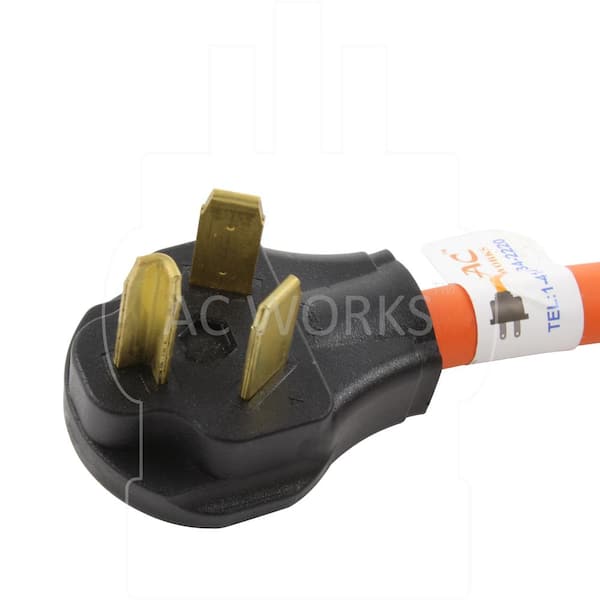 10/3 STW 1.5 ft. Welder Adapter Cord 3-Prong 10-30P Dryer Plug to 6-50R Welder Outlet