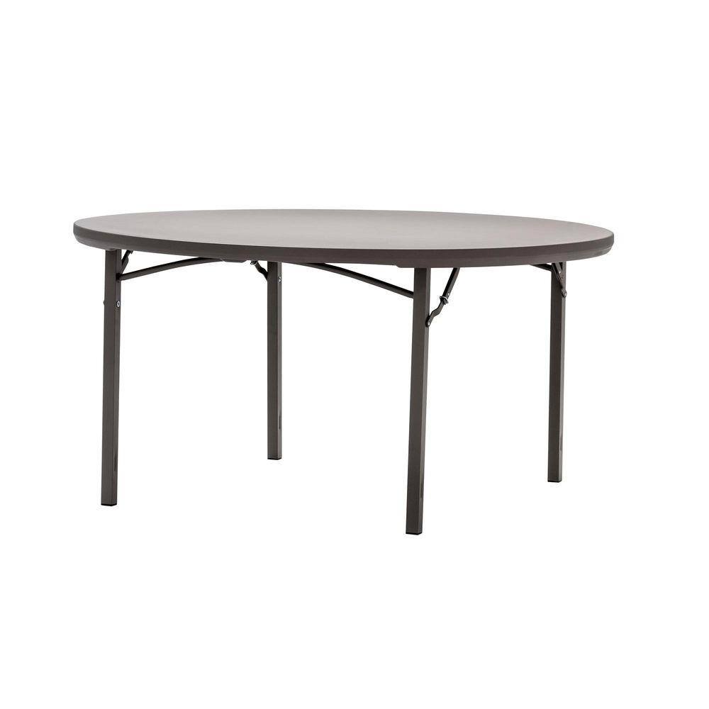 Details about    cosco  commercial round  folding  5ft table  