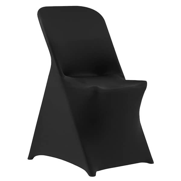 30 Pcs Chair Covers, Fits Chairs up to 18.11 x 19.69 x 33.86 in., Black Spandex Stretch Slipcovers for Wedding, Party