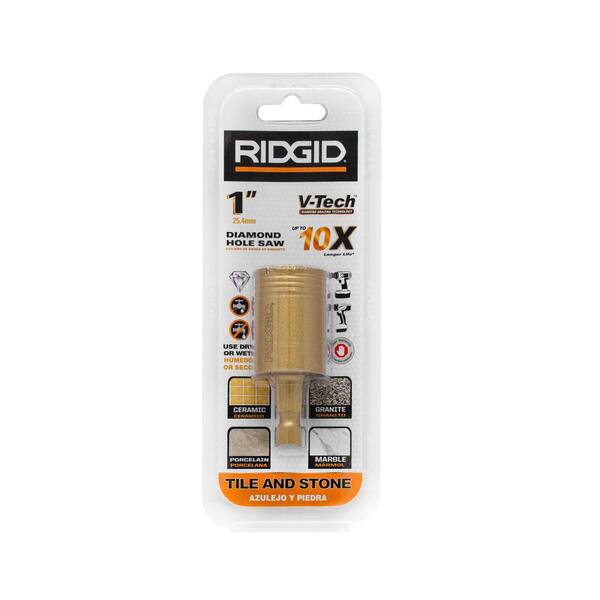 RIDGID 1 in. Diamond Hole Saw HD-VBHS1 