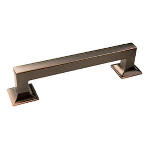 Studio Collection 5 in. (128 mm) Oil-Rubbed Bronze Highlighted Cabinet Door and Drawer Pull (10-Pack)