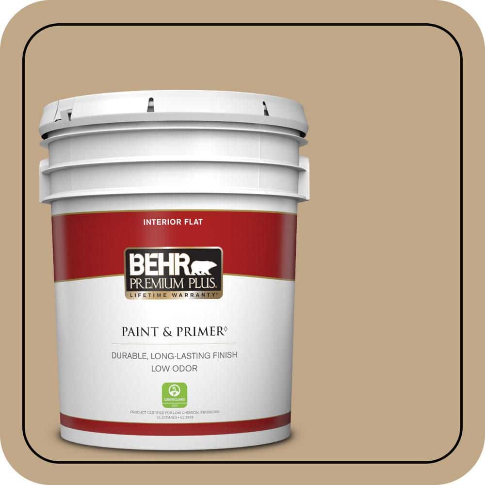 5 gal. #T16-16 Symphony Gold Flat Low Odor Interior Paint & Primer price history on PriceWatchPro